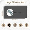 36"x24"(90cmx60cm) Large Silicone Mat for Kitchen Counter, Non-Slip Heat Resistant