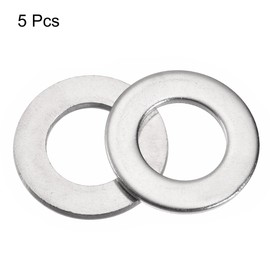 sourcing map 3/4" 316 Stainless Steel Flat Washer for Screw Bolt 5Pcs