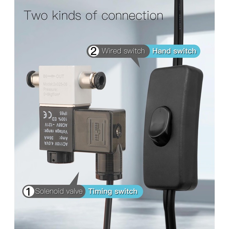 Clscea DC CO2 Solenoid Valve for Aquarium CO2 System Regulator