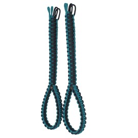 BubbasGarageTv - Kids Universal Paracord Headrest Grab Handles (Teal)