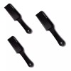 Globusman Peine De Carbón Flat Top Cerdas Onduladas 3 Pzs