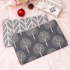 2Pcs Portable Canvas Cosmetic Bag Multi-Functional Printed Makeup Bag Vacation