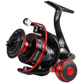 Sougayilang Spinning Reels Light Weight Ultra Smooth Powerful Fishing Reels Red 6000