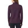 Mondetta Women's Long Sleeve Active Ribbed 1/2 Zip Top with