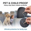 2 PCS Car Seat Headrest Cover, Breathable Stretch Fully Surrounded