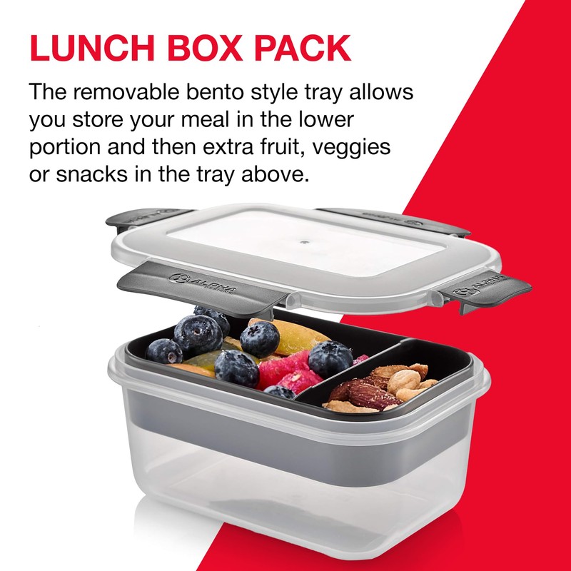 Alpha Designs | Meal Prep Containers Reusable Food Lunch Box