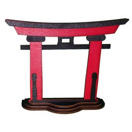 Tanno Design® Japan Torii TorHisa - Japanese Still Picture Red/Black