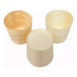 Comecializadora Sesuconsa Mini Vasos Hojuela De Pino 4.4x4.5cm 15ml Pack 50pz