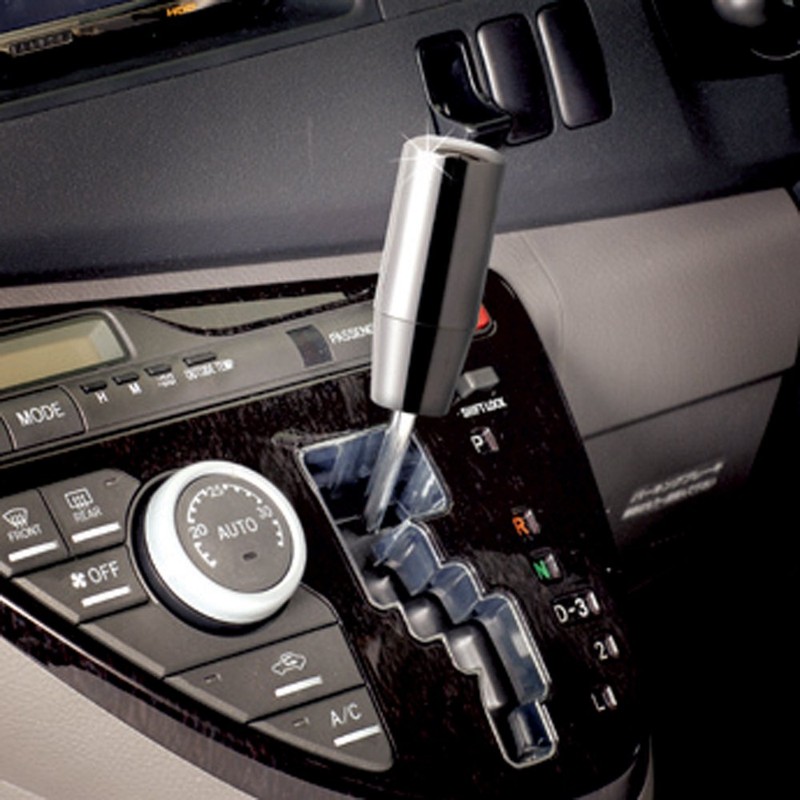 SEIWA Car Gearshift Knob, Aluminum, Long Knob