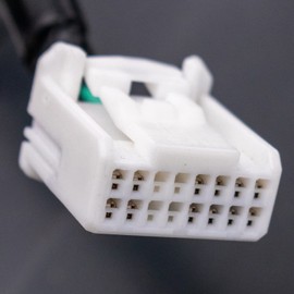 TRQ Passenger Side Power Mirror Heated Smooth Black with Blind Spot Indicator Compatible with 2021-2024 Toyota Venza TO1321439