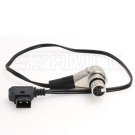 SZRMCC D-Tap to XLR 4-Pin Female Power Cable for DSLR Camcorder LED Flash Light ARRI Alexa Camera Monitor Straight Cable
