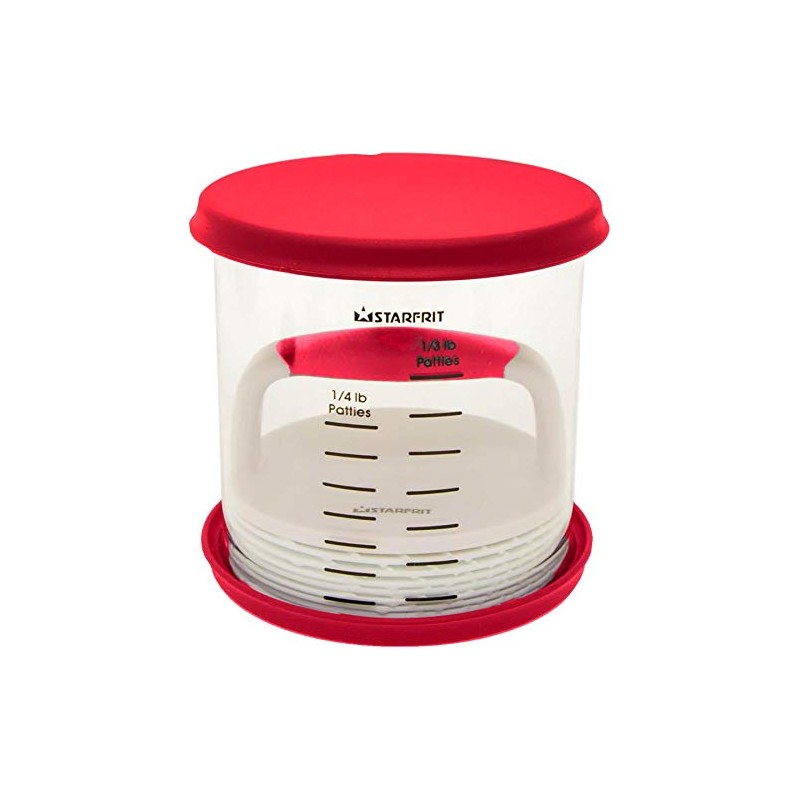 Hamburger Patty Maker, with 8 Discs and Assorted Colours