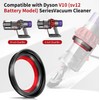 ACCTDLF Dust Bin Top Fixed Sealing Ring Compatible with Dyson