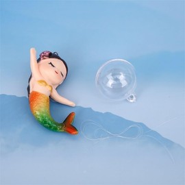 Gryshanyun Floating Mermaid Aquarium Decoration, Fish Tank Ornament, Miniature Cartoon Figure, Aquarium Décor Thematic Ornaments