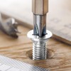 60 Pcs M4 x 45mm 304 Stainless Steel Self-Tapping Screws,