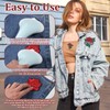 28 Pcs Rose Iron on Patches Flower Embroidery Patches Beautiful