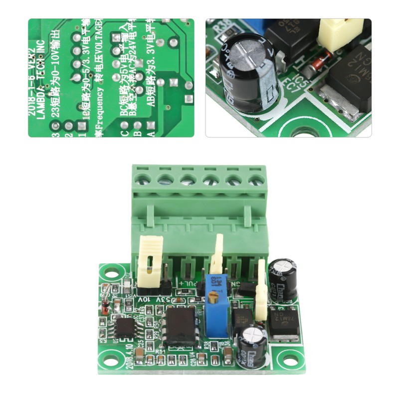 Frequency to Voltage Signal 0-10Khz To 0-10V Converter Module With