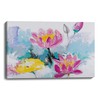 Large Lotus Flower Canvas Print 16x24 Inch – Abstract Pink