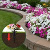 NODMIPNS 12 Pack Floral Ground Spikes, 5.5 Inch Artificial Flower