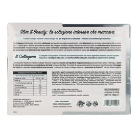 Zuccari Fisiodiur Collagen Intensive Slim & Beauty, 24 Twin-Stick da 8g, 5 g di Collagene Idrolizzato per Doppia Dose, Ricco di Vitamina C, Acido Ialuronico e Coenzima Q10, Supporto per Pelle Tonica
