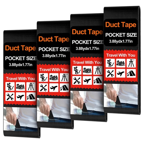 Innconee 4 Pack 1.77 in x 10 ft Travel Duct