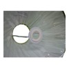 9" Coolie Ceiling Table Lamp Shade Black Cream Lt Blue