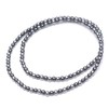 Terahertz Mineral Rubber Necklace, Magnetic Hematite, Health Accessory, Elastic Rubber