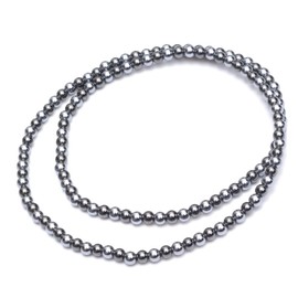 Terahertz Mineral Rubber Necklace, Magnetic Hematite, Health Accessory, Elastic Rubber Necklace that Can Be Worn Over Your Head! Tested by Public Institutions, Terahertz Ore, Magnetic Hematite, Operon