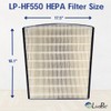 LivePure True HEPA Replacement LP-HF550 Filter for Bali Series Air