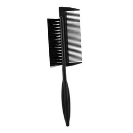 Gatuida 1pc Portable Hairdressing Tool Dual Sided Hair Brush Comb Durable Skin Friendly Design for Easy Grooming for Barbers and Personal Use