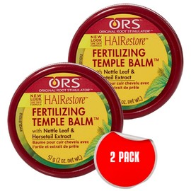 ORS Organic Root Stimulator Hair Restore Fertilizing Temple Balm 2 oz. - 2 PACK