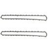 Stroagymoon 2Pcs 18Inch Chainsaw Saw Chain Blade Pitch .325Inch 0.058