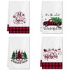 Ohok Pack of 4 Christmas Towels 45 x 65 cm,
