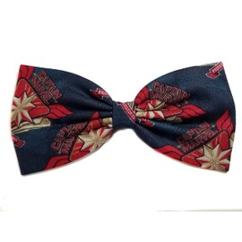 EmilyRose Couture Super Heroes Hair Bows-Sci Fi Characters, Horror (Group 2) (Alligator Clip, Captain M)