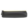 ALLY-MAGIC Leather Pencil Case Coloured Slim Pencil Case with Metallic