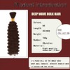 Boho Hair for Braiding 20 Inch 2 Bundles Deep Wave