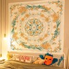 Simpkeely Mandala Floral Medallón Tapiz Boho para colgar en la