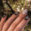 Healvian Christmas Nail Art Sequins Snowflake Charms for Manicure for