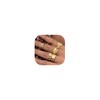 Chunky Gold Ring Set for Women – Stackable Statement Thumb