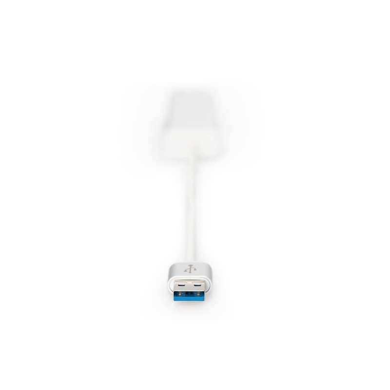 DIGITUS USB-Hub - 3 Ports - RJ45 Ethernet-Anschluss - Super-Speed