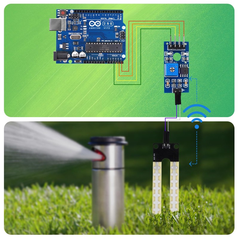 6PCS Soil Moisture Sensor LM393 3.3V-5V Soil Hygrometer Detection Sensor