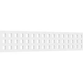 Ekena Millwork RUNP08X0625X48KNX Knoxville Architectural Grade PVC Running Trim, 8"H, White