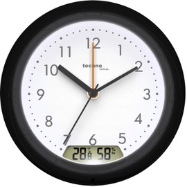 Technoline Wecker WT 767 schwarz analoger Funkwecker Temperatur Luftfeuchtigkeit