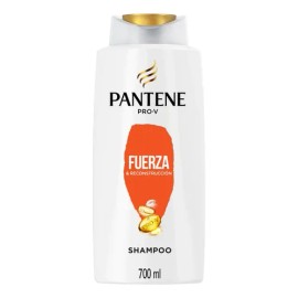 Pantene - Shampoo Pantene Fuerza y Reconstrucción con Pro-vitaminas, Proteínas y Aceite de Argán 700 ml - 700 ml - Top Quality