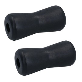 AB Tools Boat/Jetski/Dinghy Trailer Keel V Roller Rubber 127mm 19mm Bore 2 Pack
