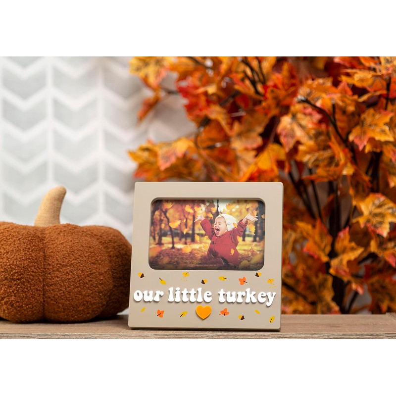 Reece Studio Our Little Turkey 3D Frame, Newborn Keepsake Photo