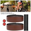 2Pcs Cycling PU Leather EVA Handlebar Belt Road Bike AntiSlip