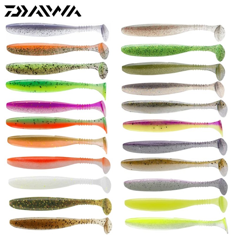 Daiwa SOFT LURE TOURNAMENT D'FIN - PACK OF 10-3, by