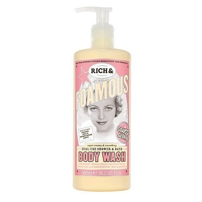 Soap & Glory Rich & Foamous Dual-Use Shower & Bath Body Wash Almond Oats & Brown Sugar 16.2 oz