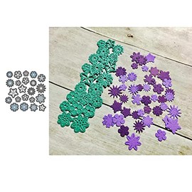 Metal Flower Cutting Dies for Card Making, Small Petals Floral Collection Die Cuts Embossing Stencil for DIY Scrapbooking, Craft Paper, Album Decorations